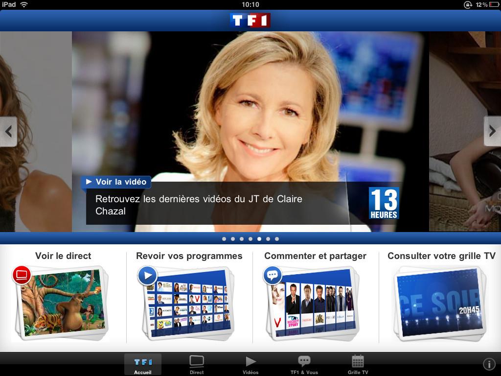 TF1 – TF1 Mobile : App. Gratuites pour iPhone, iPod !