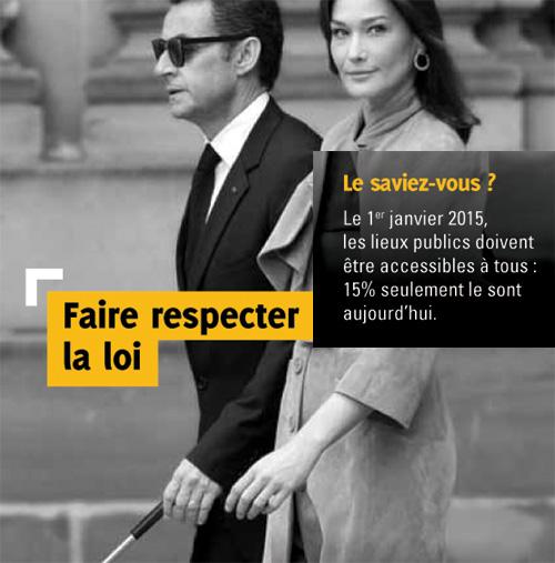 la campagne choc des aveugles de France