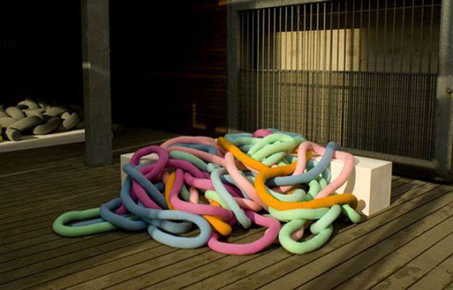 Fauteuils et coussins originaux