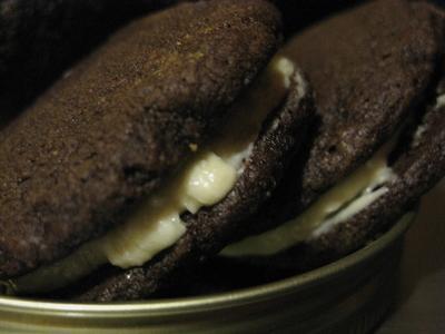 un truc sucré : des biscuits chocolat à la vanille
