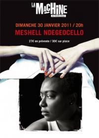 MESHELL NDEGEOCELLO - Concert Machine du Moulin Rouge Paris
