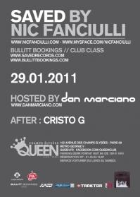 SAVED BY NIC FANCIULLI - Soirée Queen paris