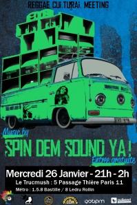 SPIN DEM SOUND YA! - Soirée Bar Trucmuch Paris