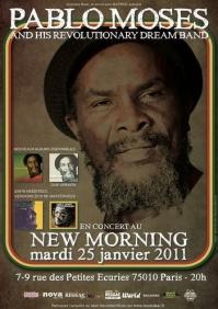 Pablo Moses au New morning - Concert New Morning Paris