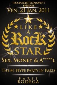 PARTY LIKE A ROCK STAR - Soirée Paris Bodega Paris