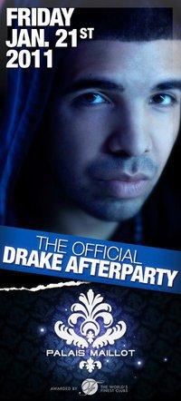 OFFICIAL DRAKE AFTER PARTY - Soirée Palais M Paris