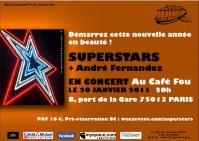 SUPERSTARS - Concert le café-fou 