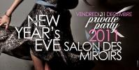 NEW YEAR'S EVE 2011 PRIVATE PARTY @ SALON DES MIRO - Soirée salon des miroirs paris