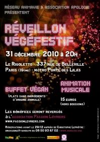REVEILLON VEGETARIEN - Autre le rigoletto paris