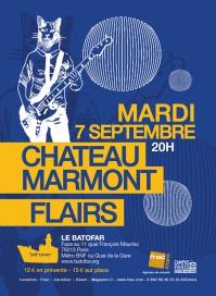 CHATEAU MARMONT + FLAIRS - Concert Batofar Paris - chateau marmont - flairs
