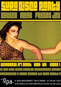 Supa'Disco Party - Soirée OPA Paris - dj moar - daveed - freddy jay