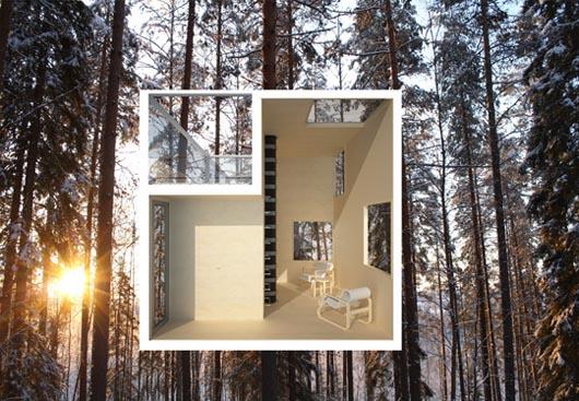 Dormir dans les arbres au Treehotel