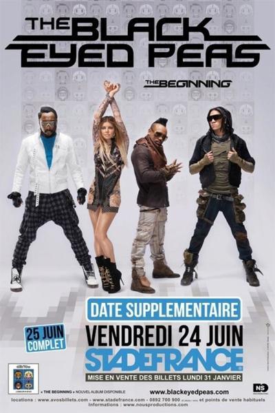 2 stades de France pour les Black Eyed Peas