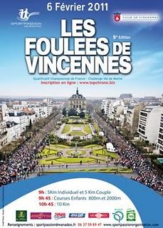 Foulées de Vincennes : 6 février 2011 (9ème édition), Sortir à Paris