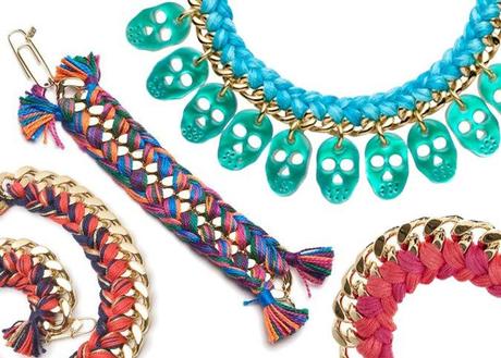 DIY Woven Chain Bracelet