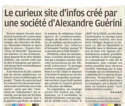 Marseille, News of Guerini