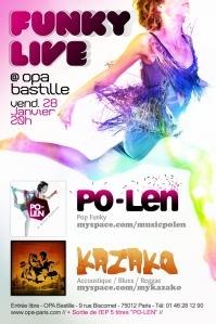 PO-LEN (sortie CD) + KAZAKO (1e Partie) @ OPA Bast - Concert opa bastille paris