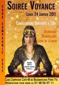 Soirée Voyance au Cuba Compagnie Café - Autre cuba compagnie cafe paris