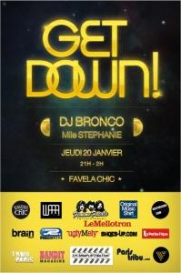 GET DOWN ! - Soirée Bar Favela Chic Paris