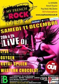 MY FRENCH IS ROCK - Concert espace b paris