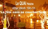 AfterWork Péniche Terrasse LE QUAI - Soirée After Work Péniche Le Quai Paris