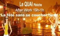 AfterWork Péniche Terrasse LE QUAI - Soirée After Work Péniche Le Quai Paris