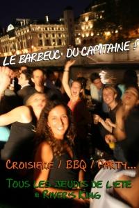 Le barbeuc croisière du Capitaine - Soirée After Work River's King Paris