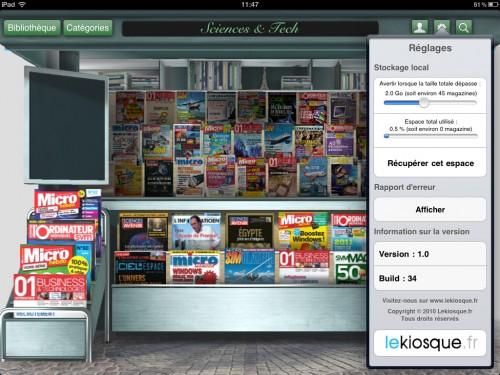 Presse numérique : Lekiosque.fr lance son application dédiée à l’iPad
