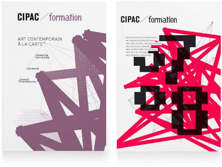 L’identité visuelle et le site Internet du Cipac/, par l’agence WA75
