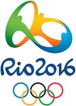 Le logo officiel des Jeux Olympiques de Rio 2016