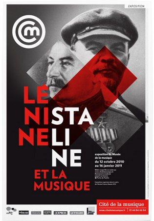 La communication de l’exposition “Lénine, Staline et la musique” par l’agence wa75