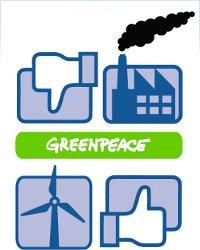 greenpeace facebook unfriend coal communication ong pub