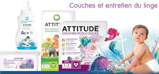 Attitude - Vente privée de couches et lingettes