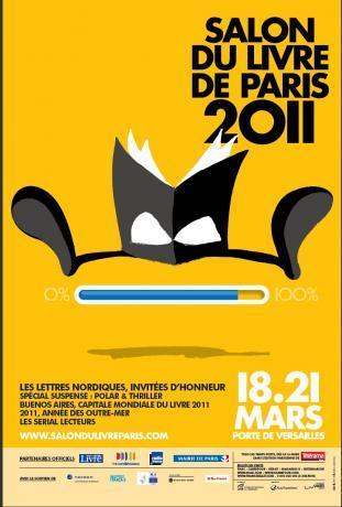 Le Salon du Livre de Paris: l'affiche 2011