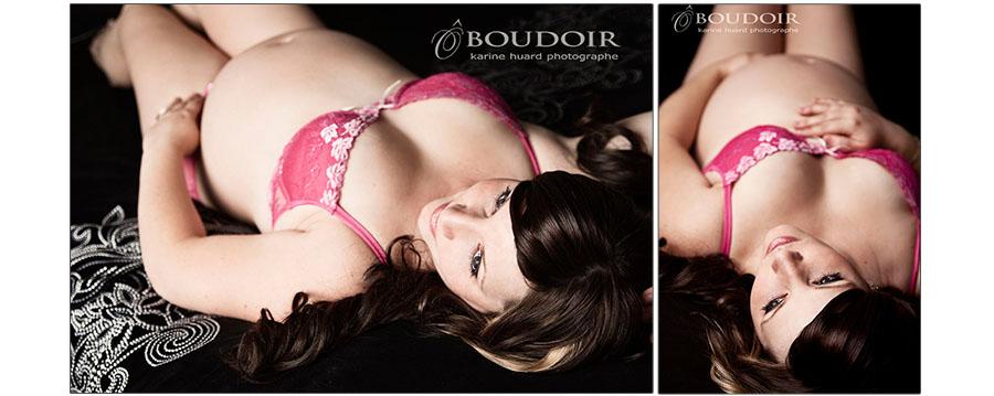 séance photo maternité boudoir / photo shoot maternity boudoir