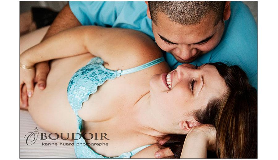 séance photo maternité boudoir / photo shoot maternity boudoir