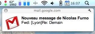 Gmail: Soyez alerté de nouveaux mails grâce à Google Chrome