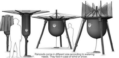david_l_hote_rainpod_2 Récupérer l’eau de pluie sans détruire l’harmonie de son jardin !