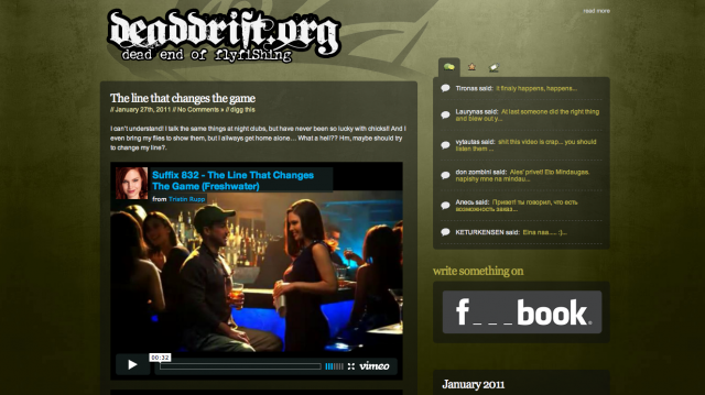 DEAD DRIFT : dead end of flyfishing/ le cul de sac de la pêche à la mouche