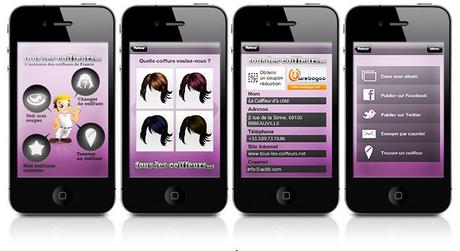 « Tous les coiffeurs » à portée de main sur l’iPhone !