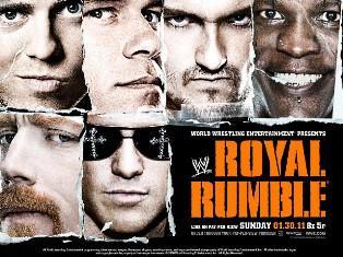 L'affiche du Royal Rumble le pay per view de la WWE du 30 janvier 2011