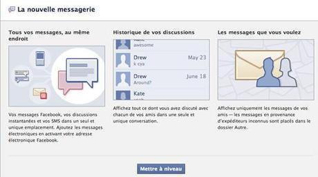 La nouvelle fonction Message de facebook [Fr]