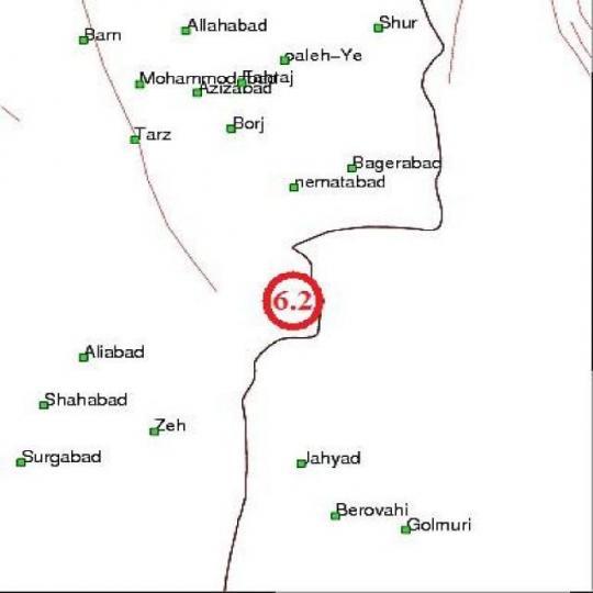 Un séisme de forte magnitude, 6.1, frappe le Sud-Est de l'Iran, le 27 Janvier 2011