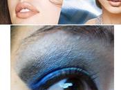 Make-up bleu.