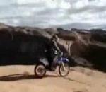 vidéo wall ride moto trou profond