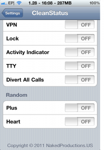 Cydia – CleanStatus : Personnaliser votre StatusBar !