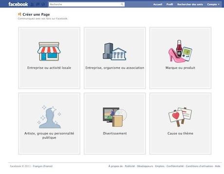 page facebook creation Facebook: créer une page d’entreprise est de plus en plus facile