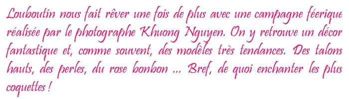 Campagne Louboutin printemps-été 2011