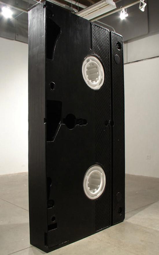 Sculpture cassette VHS