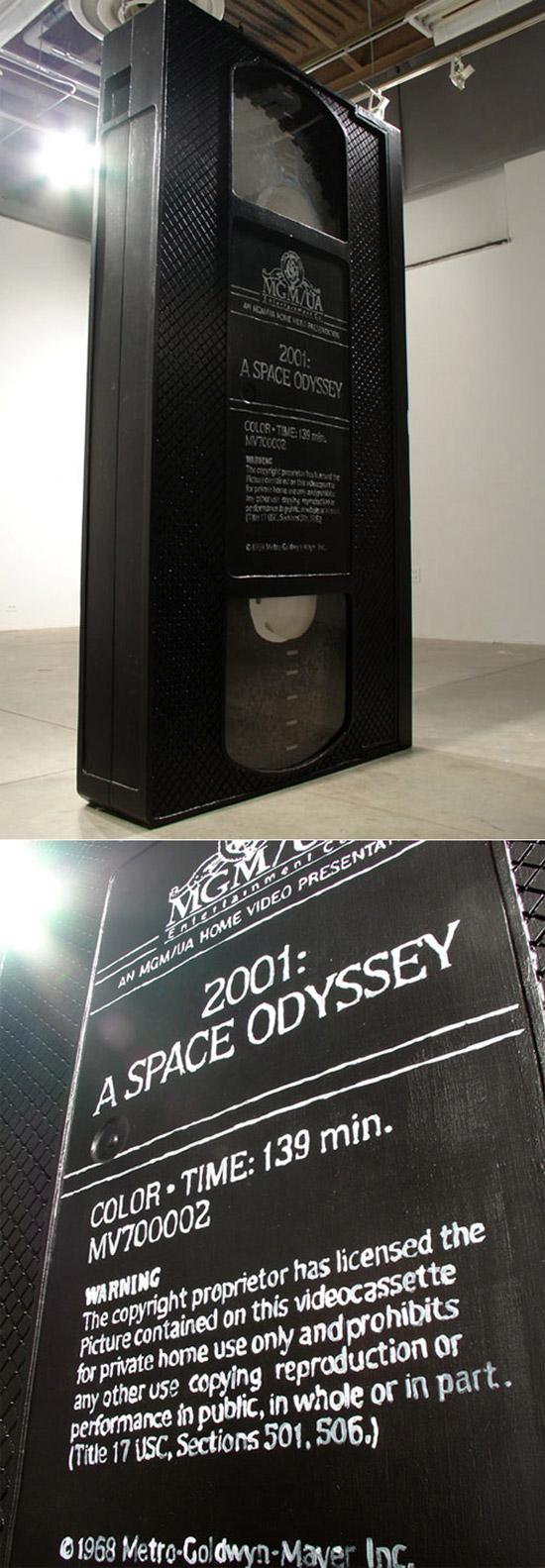Sculpture cassette VHS
